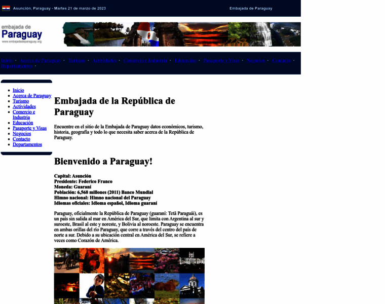 Embajadadeparaguay.org thumbnail