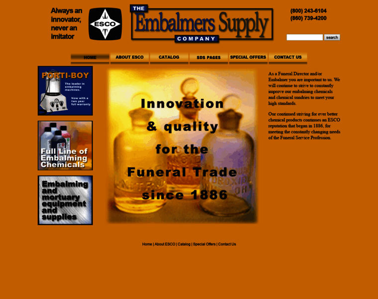 Embalmers.com thumbnail