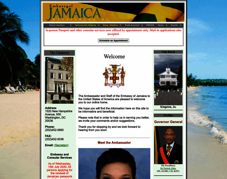Embassyofjamaica.org thumbnail