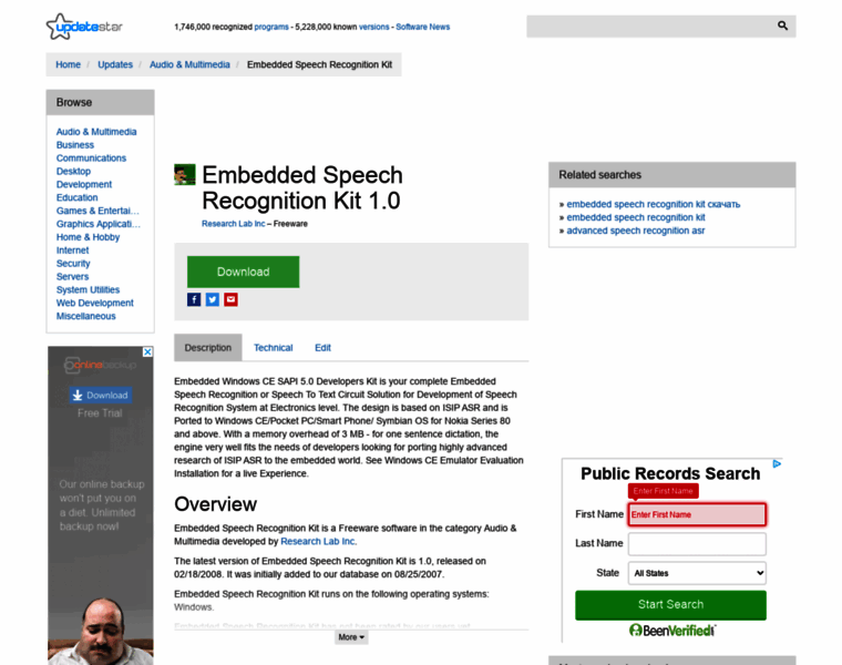 Embedded-speech-recognition-kit.updatestar.com thumbnail