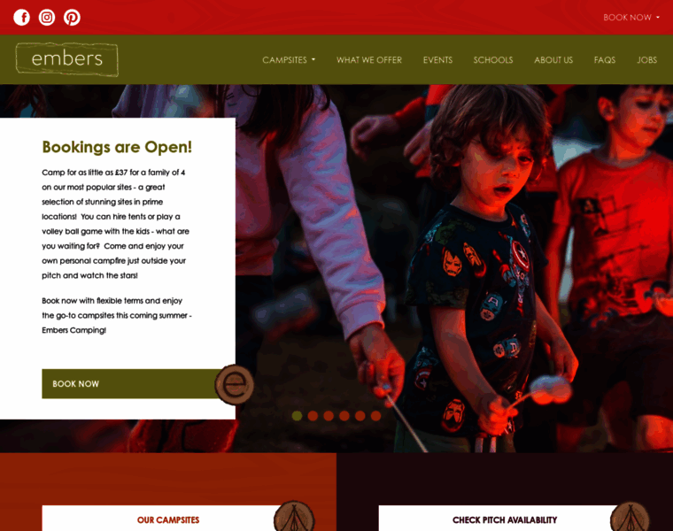 Emberscamping.co.uk thumbnail