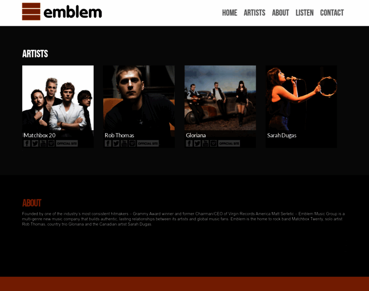 Emblem-music.com thumbnail