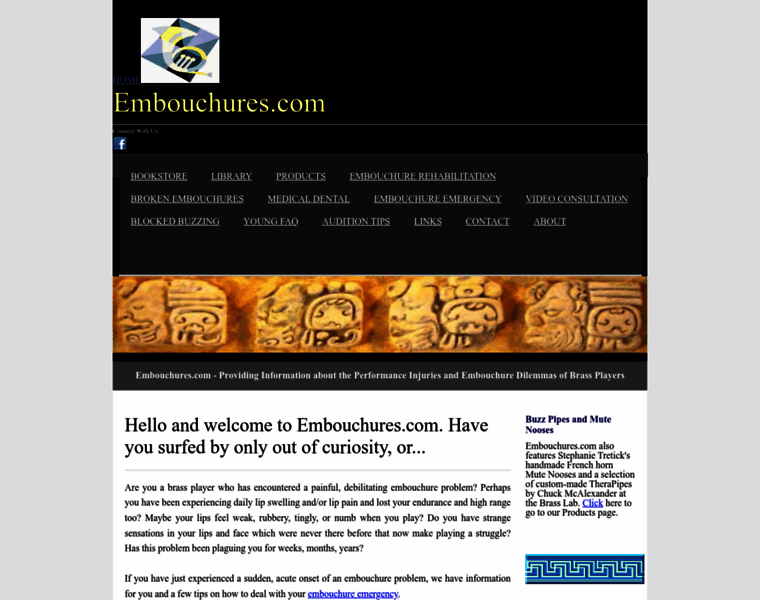 Embouchures.com thumbnail