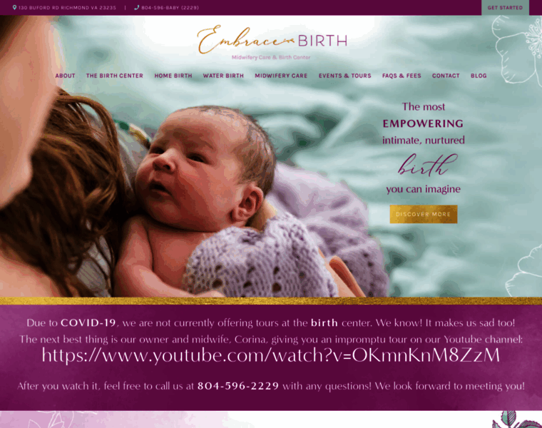 Embracebirthva.com thumbnail