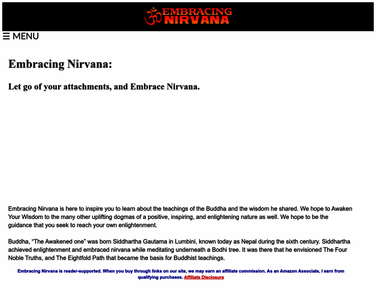 Embracingnirvana.com thumbnail Embracingnirvana.com thumbnail