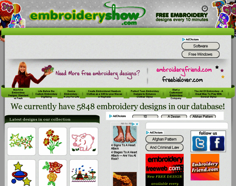 Embroideryshow.com thumbnail