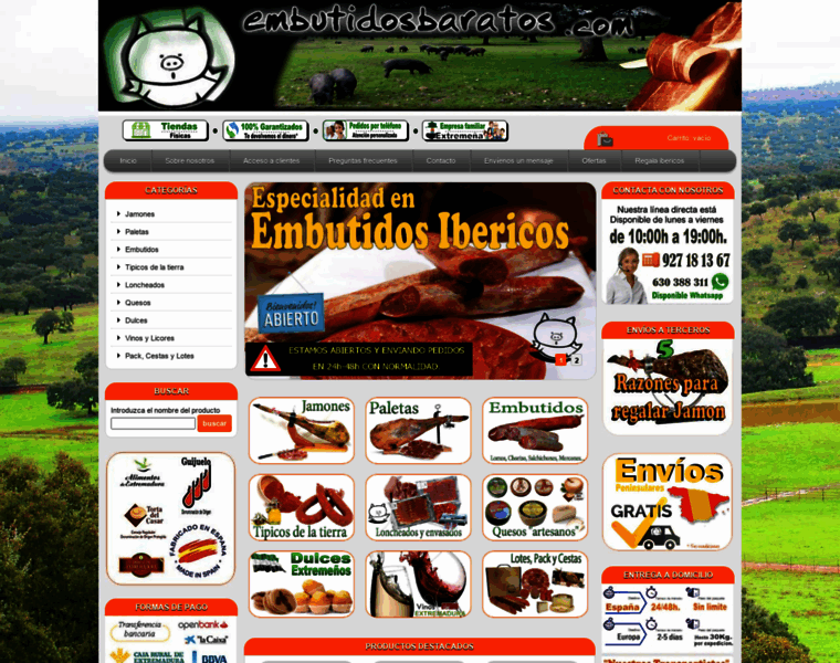 Embutidosbaratos.com thumbnail