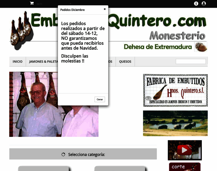 Embutidosquintero.com thumbnail