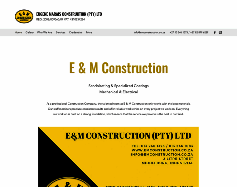 Emconstruction.co.za thumbnail