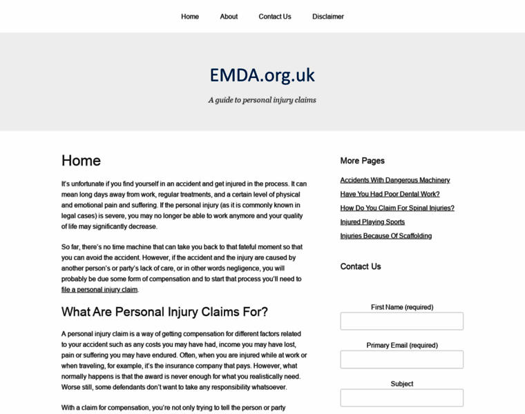Emda.org.uk thumbnail