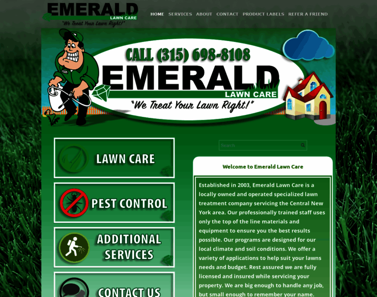 Emerald-lawncare.com thumbnail