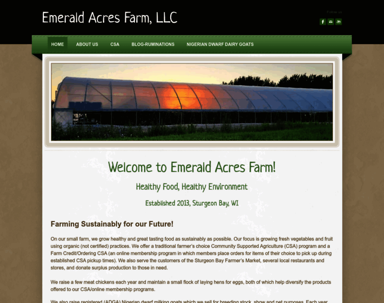 Emeraldacresfarm.com thumbnail