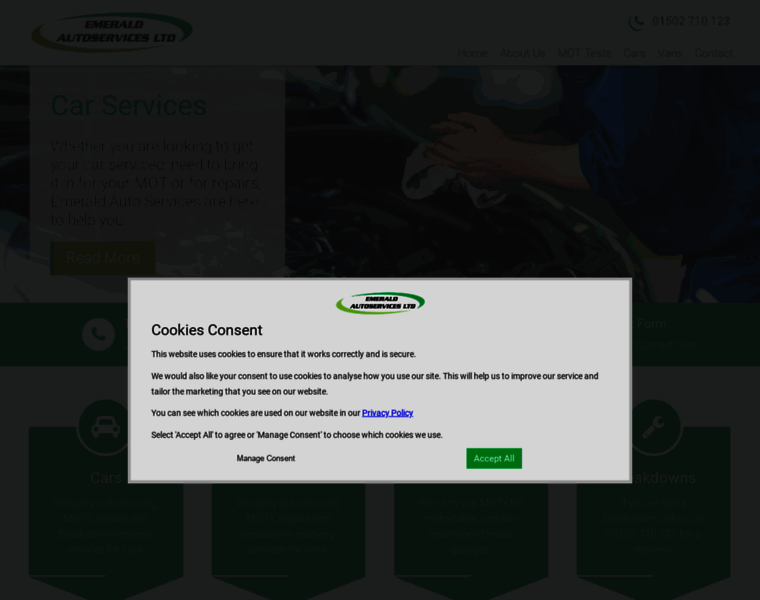 Emeraldautoservices.co.uk thumbnail