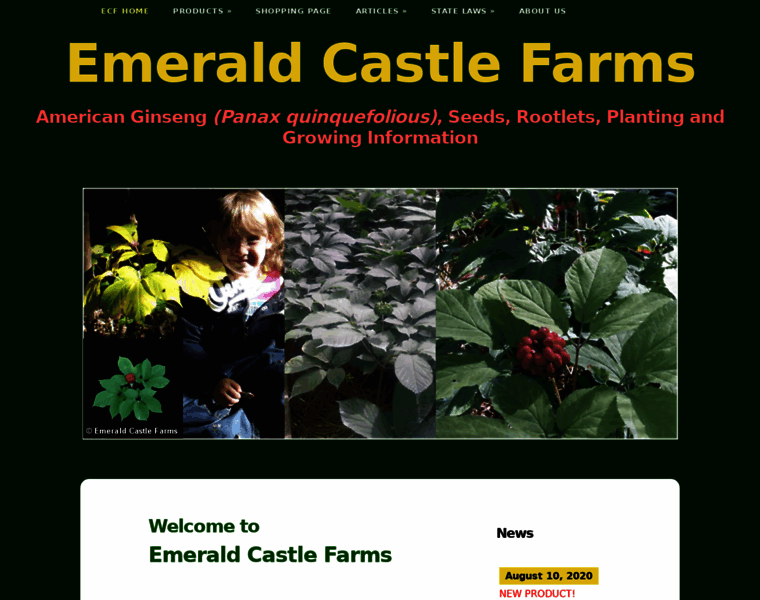 Emeraldcastlefarms.com thumbnail