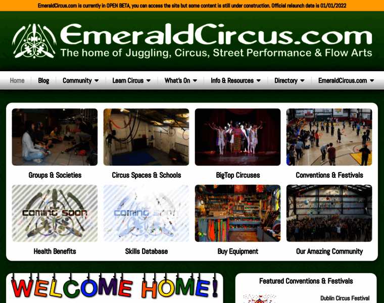 Emeraldcircus.com thumbnail