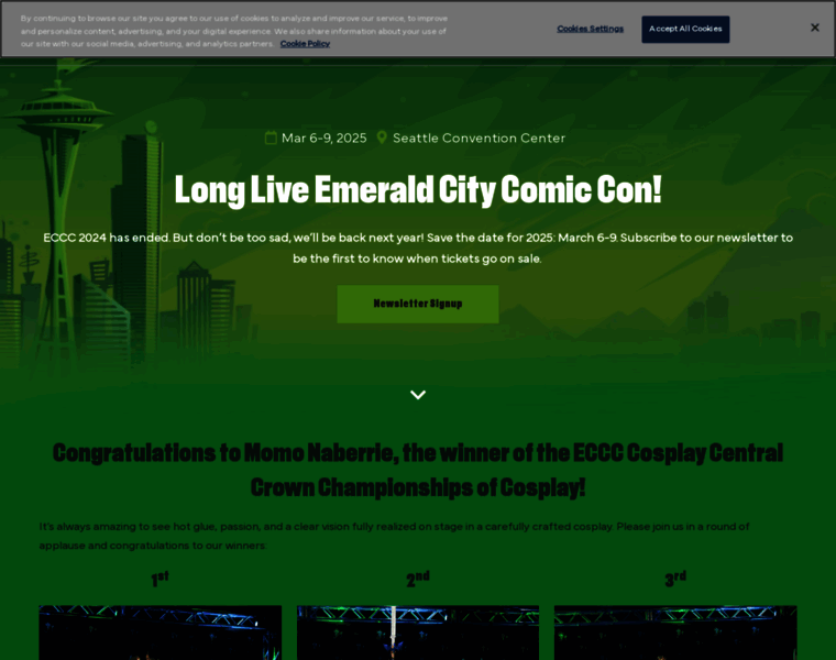Emeraldcitycomicon.com thumbnail