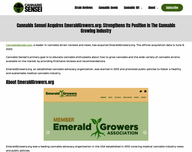 Emeraldgrowers.org thumbnail