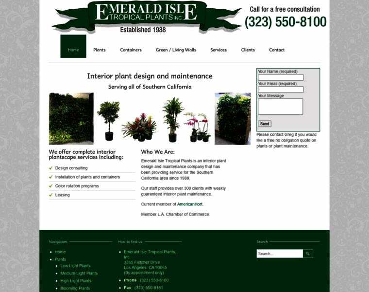 Emeraldisleplants.com thumbnail