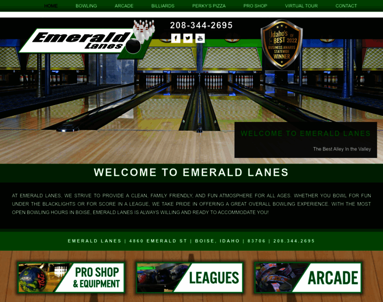 Emeraldlanes.com thumbnail