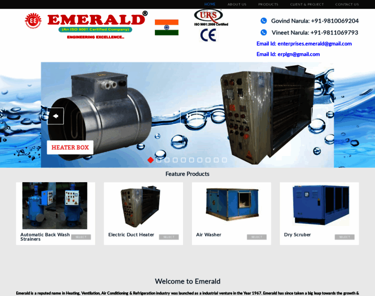 Emeraldproducts.in thumbnail