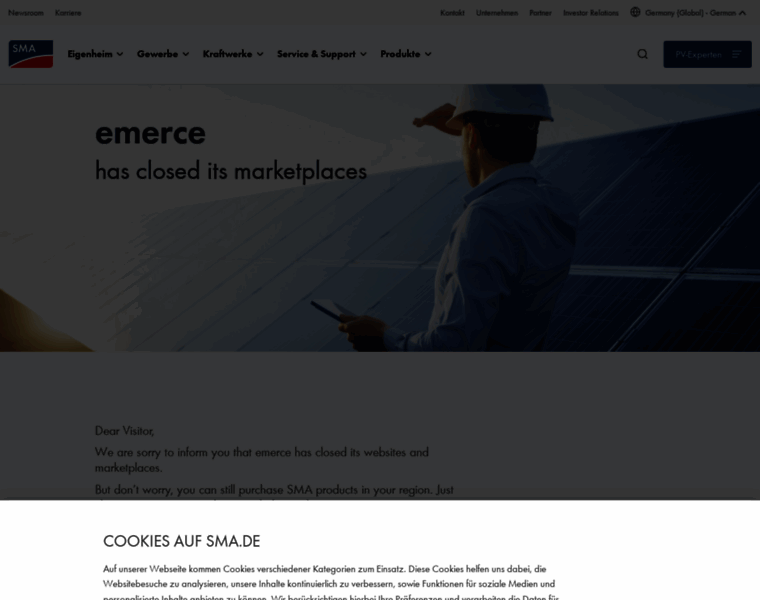 Emerce-energy.com thumbnail