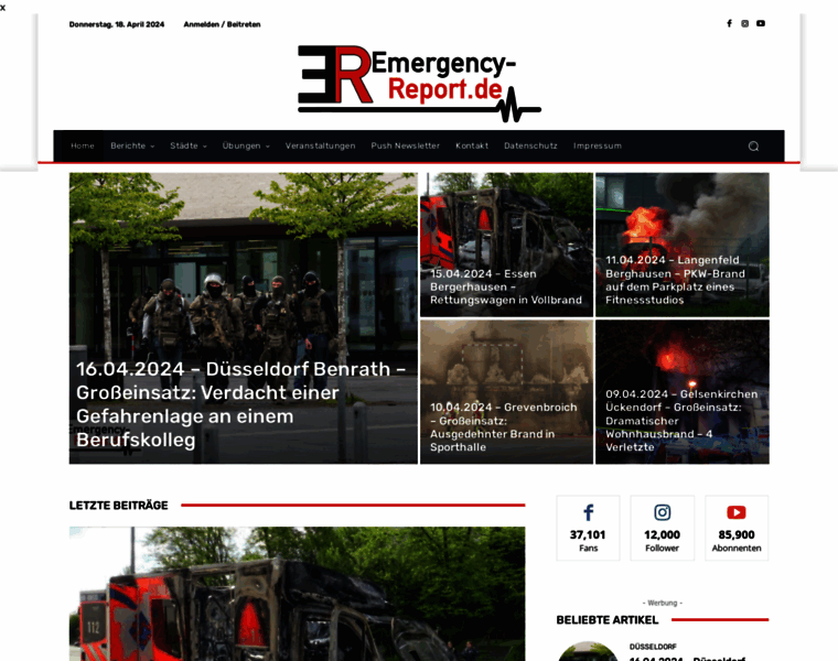 Emergency-report.de thumbnail