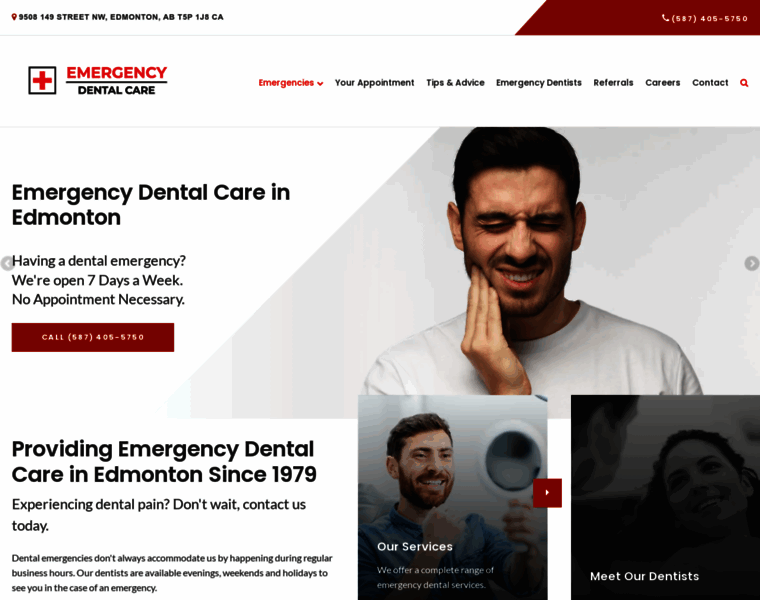 Emergencydentalclinics.ca thumbnail