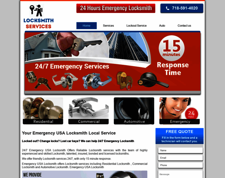 Emergencyusalocksmith.com thumbnail