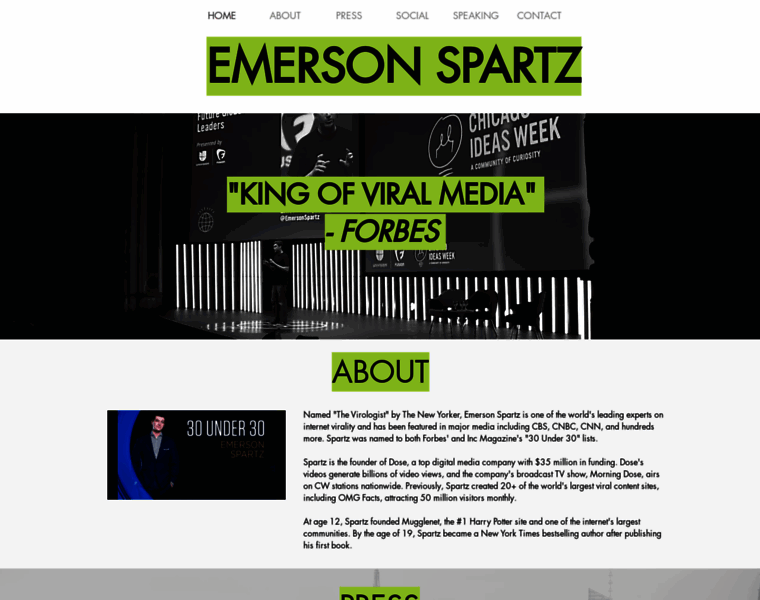 Emersonspartz.com thumbnail