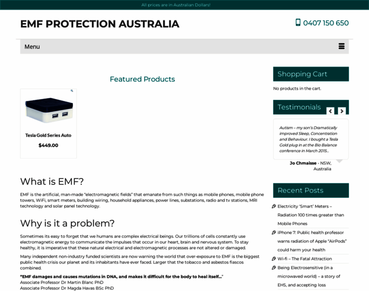 Emfprotectionaustralia.com.au thumbnail