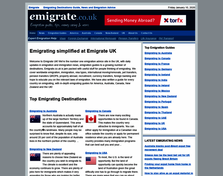 Emigrate.co.uk thumbnail