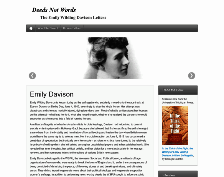Emilydavison.org thumbnail