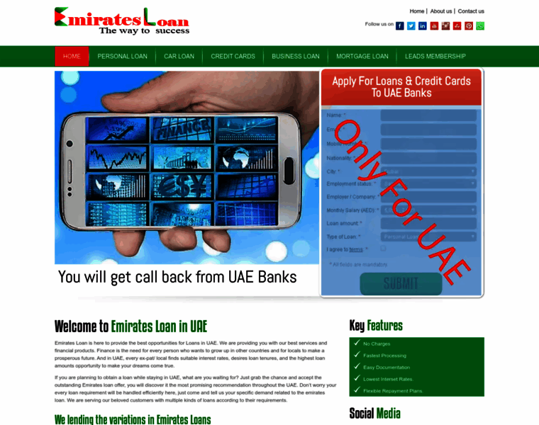 Emiratesloan.info thumbnail