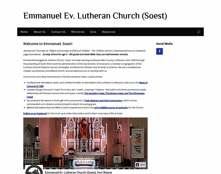 Emmanuelsoest.org thumbnail