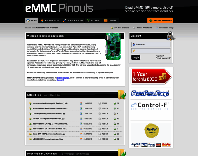 Emmcpinouts.com thumbnail
