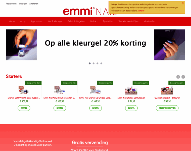 Emmi-nail.nl thumbnail
