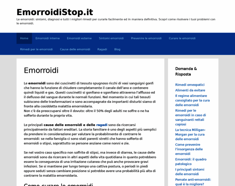 Emorroidistop.it thumbnail