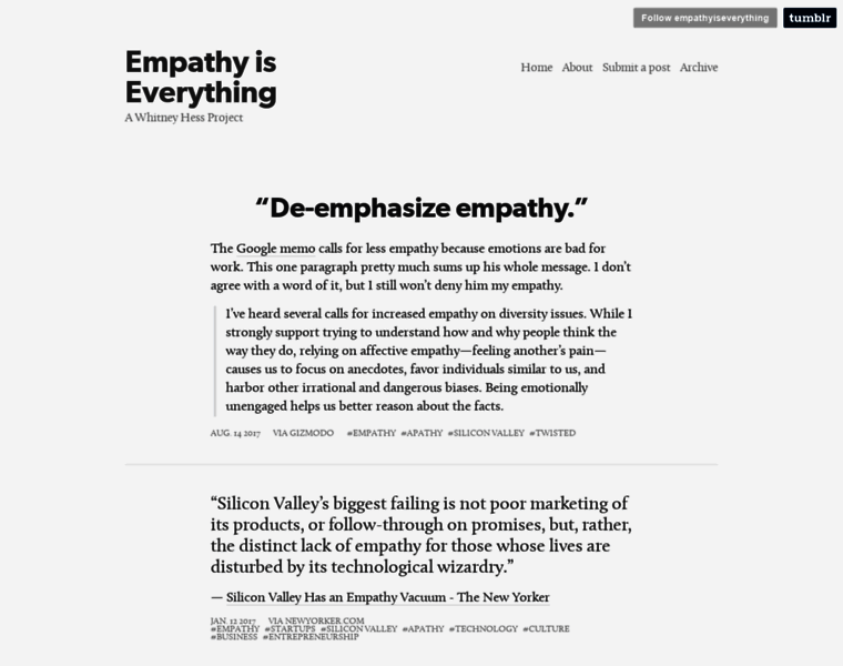 Empathyiseverything.com thumbnail