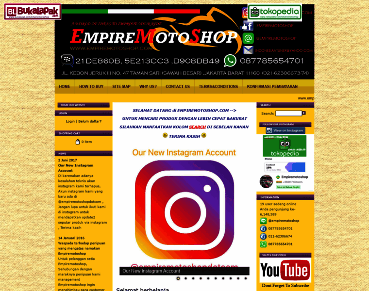 Empiremotoshop.com thumbnail