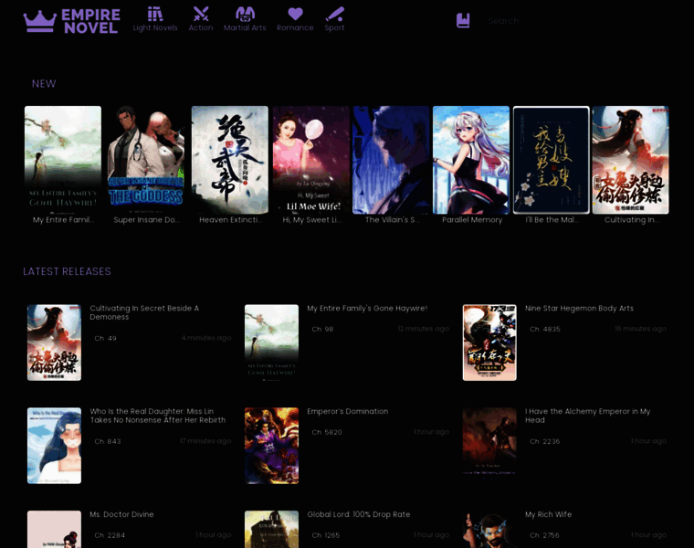 Empirenovel.com thumbnail