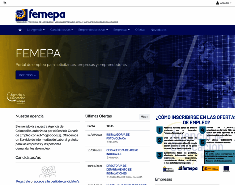 Empleo.femepa.org thumbnail
