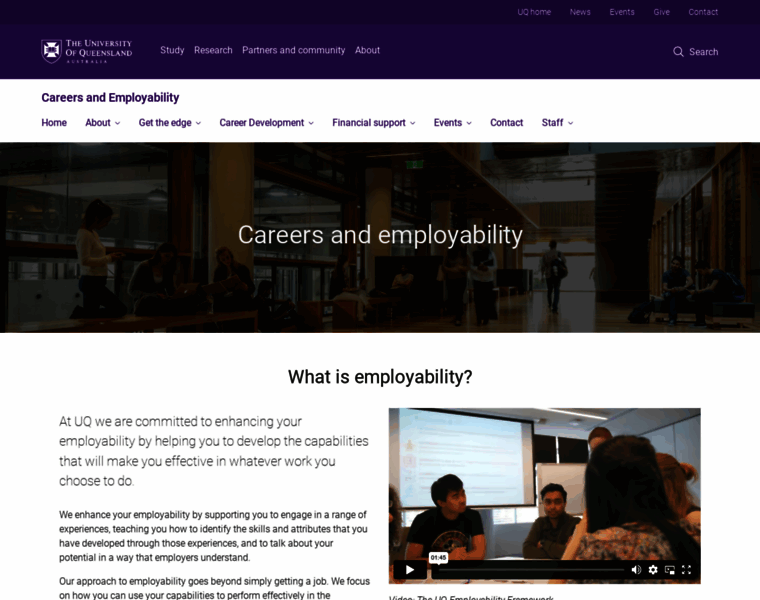 Employability.uq.edu.au thumbnail