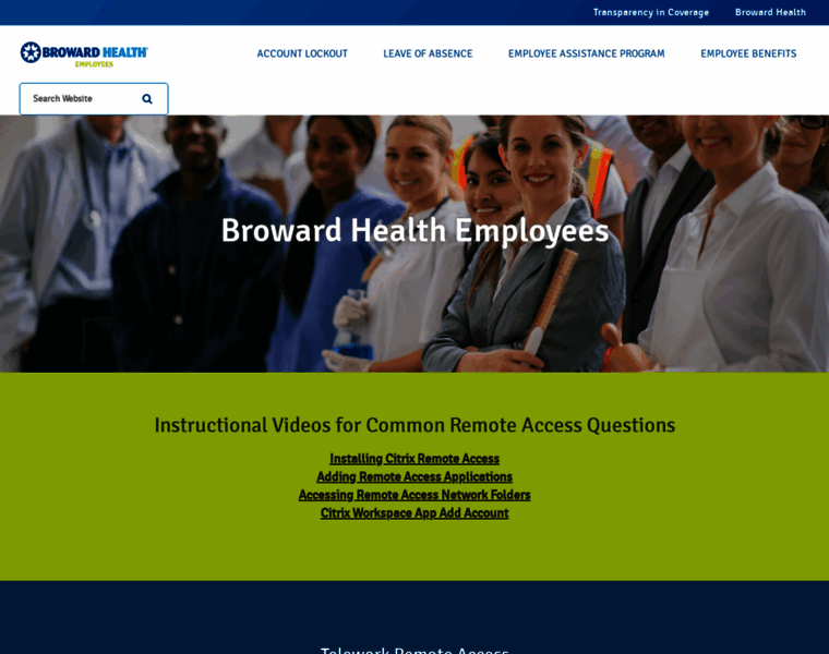 Employee.browardhealth.org thumbnail