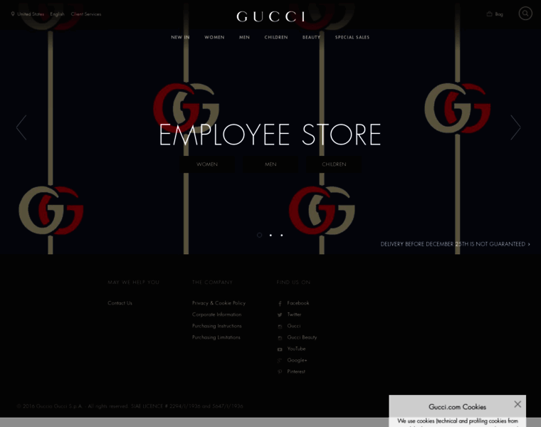 Employeestore.gucci.com thumbnail
