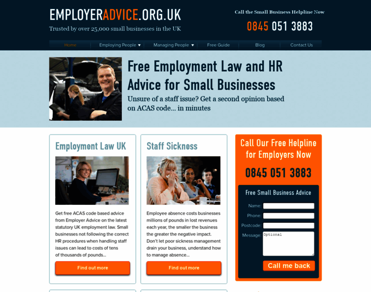 Employeradvice.org.uk thumbnail
