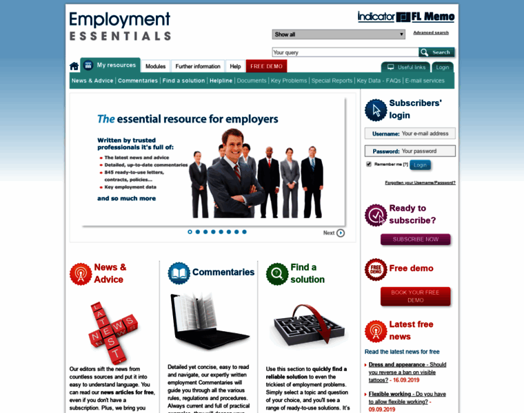 Employment-essentials.indicator.co.uk thumbnail