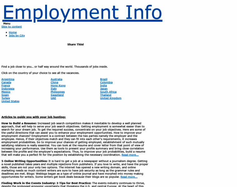 Employment-info.co.za thumbnail