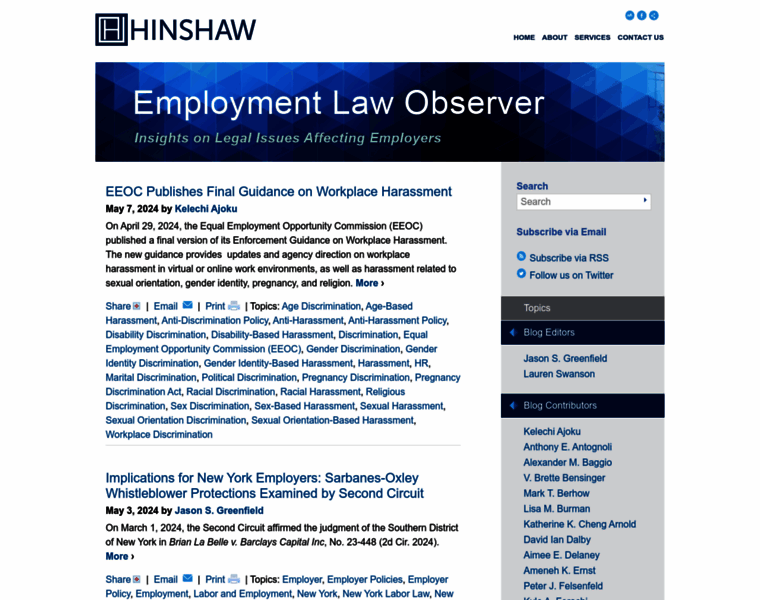 Employmentlawobserver.com thumbnail