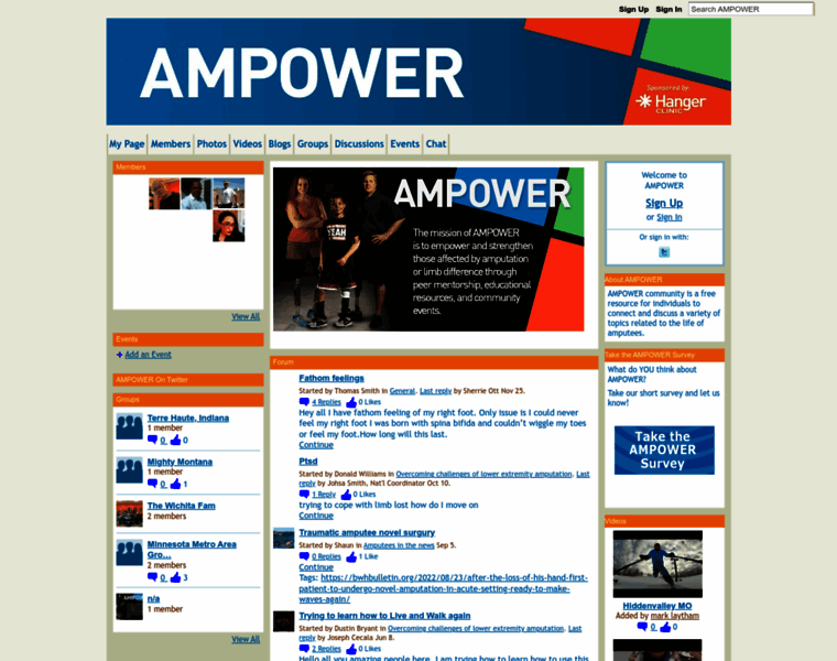 Empoweringamputees.org thumbnail