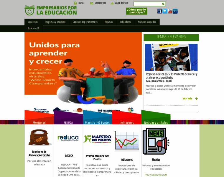 Empresariosporlaeducacion.org thumbnail